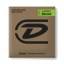 Dunlop Stainless Steel Flat Wound Bass Strings
