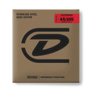 Dunlop Stainless Steel Flat Wound Bass Strings