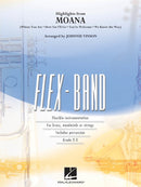 Highlights from Moana - arr. Johnnie Vinson (Concert Band Grade 2-3)