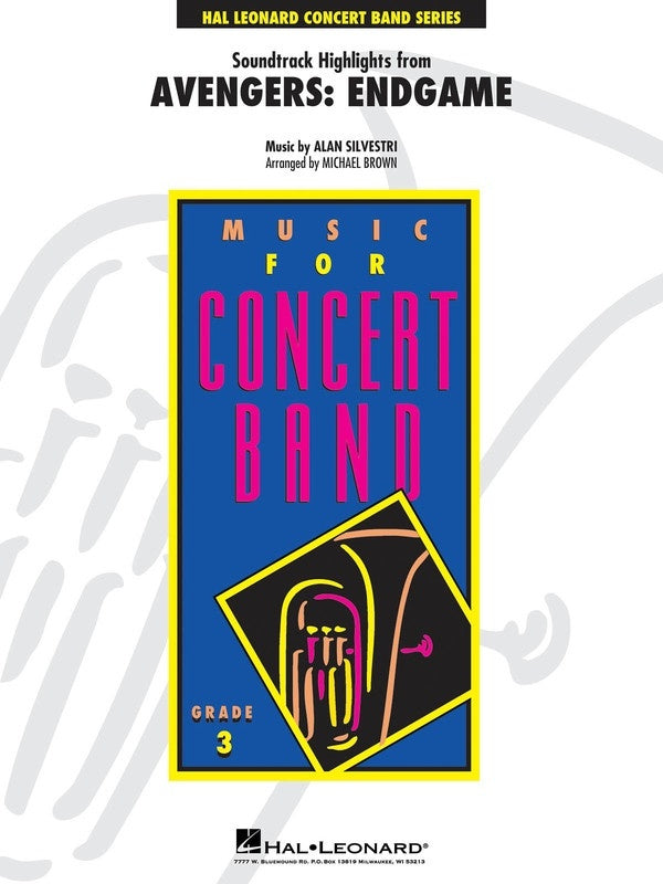 Avengers: Endgame, Soundtrack Highlights - arr. Michael Brown (Concert Band Grade 3)