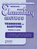 Rubank Elementary Method - Trombone or Baritone