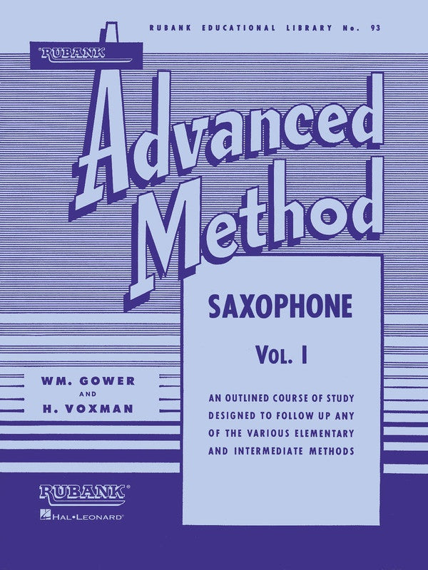 Rubank Advanced Method - Saxophone, Vol. 1