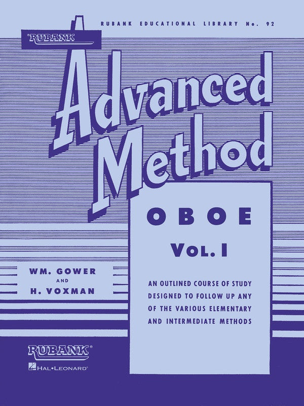 Rubank Advanced Method - Oboe, Vol. 1