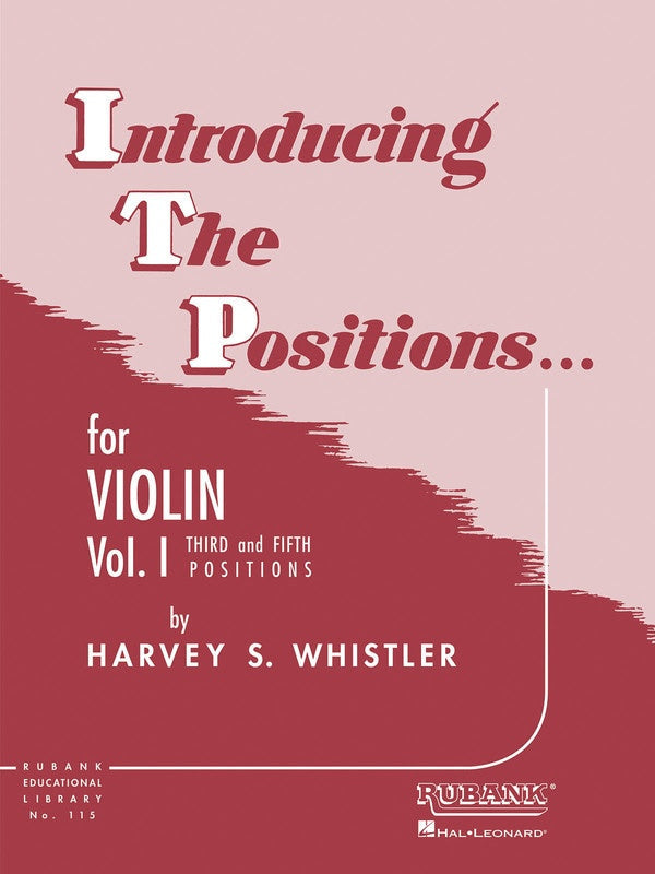 Introducing the Positions for Violin, Book 1 - Harvey Whistler