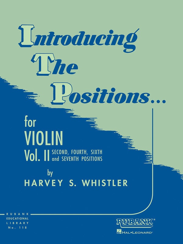 Introducing the Positions for Violin, Book 2 - Harvey Whistler