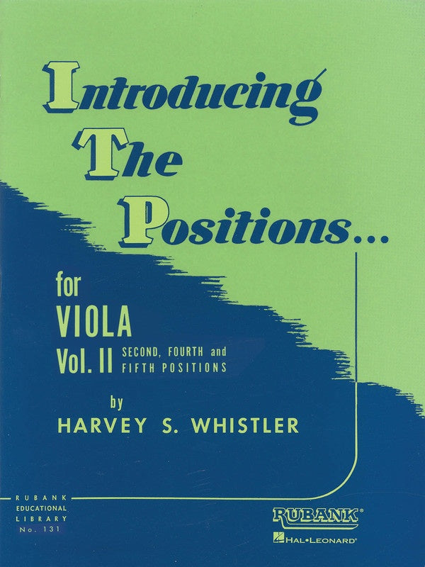 Introducing the Positions for Viola, Book 2 - Harvey Whistler