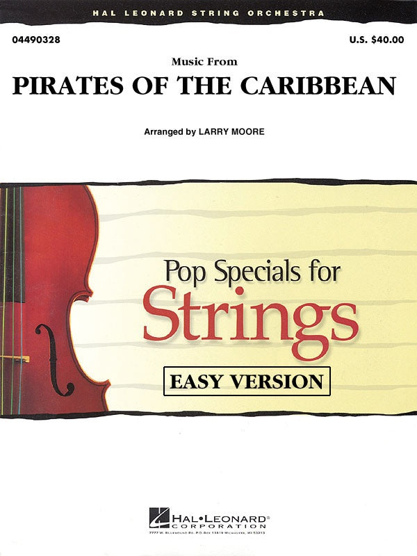 Music from Pirates of the Caribbean - arr. Larry Moore (Grade 2)