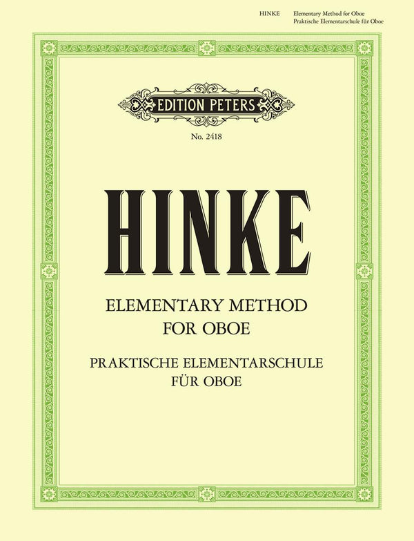 Hinke: Elementary Method for Oboe