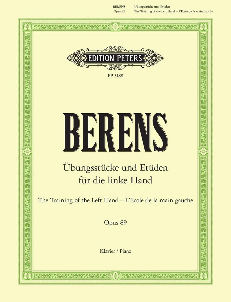 Berens: Training of the Left Hand Op. 89