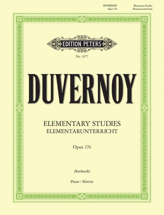 Duvernoy: Elementary Studies Op. 176
