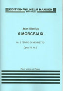 Sibelius: Six Pieces Op. 79, No. 2: Tempo di Menuetto