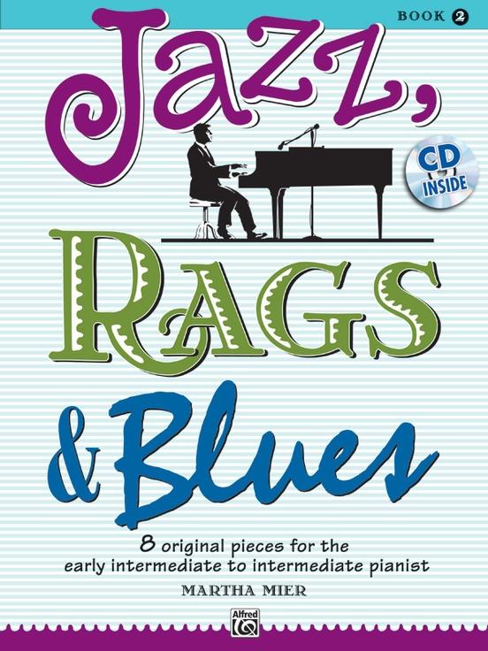 Jazz, Rags & Blues, Book 2 Bk/CD