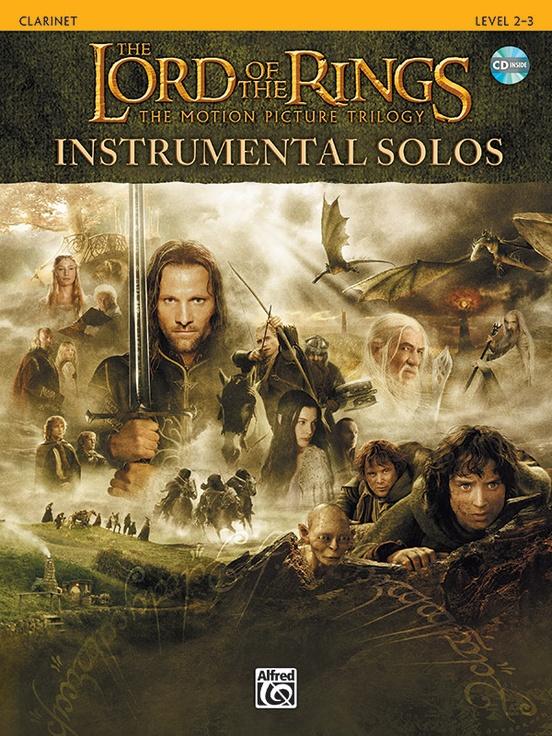 Lord of the Rings Instrumental Solos for Clarinet Bk/CD
