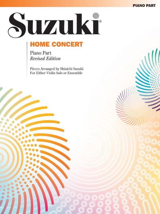 Suzuki Home Concert, Piano Part