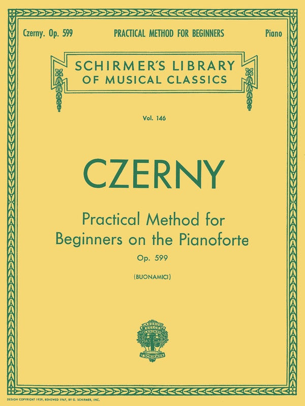 Czerny: Practical Method for Beginners Op. 599