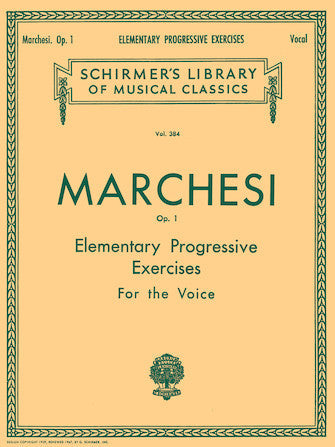 Marchesi: Elementary Progressive Exercises, Op.1