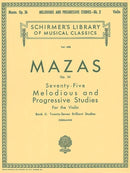 Mazas: 75 Studies, Op. 36 - Book 2: Etudes Brillantes