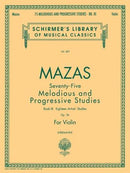 Mazas: 75 Studies, Op. 36 - Book 3: Etudes D'Artistes