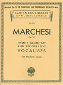 Marchesi: Twenty Elementary and Progressive Vocalises, Op.15