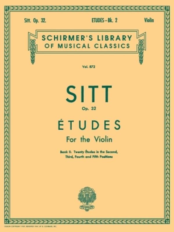 Sitt: 100 Studies, Op. 32 - Book 2