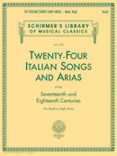 Twenty-Four Italian Songs and Arias