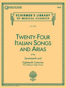 Twenty-Four Italian Songs and Arias