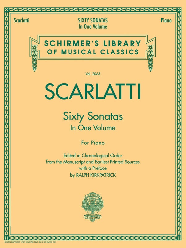 Scarlatti: 60 Sonatas in One Volume