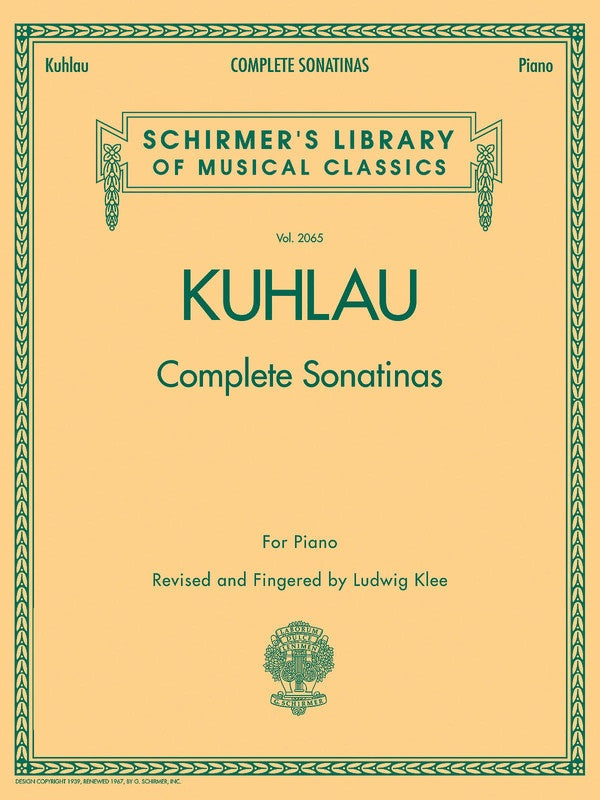 Kuhlau: Complete Sonatinas For Piano