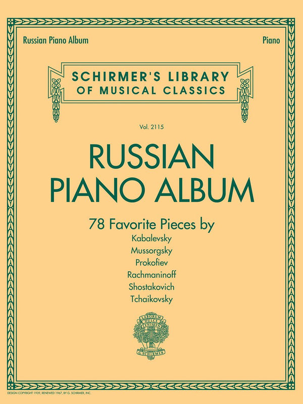 Russian Piano Album