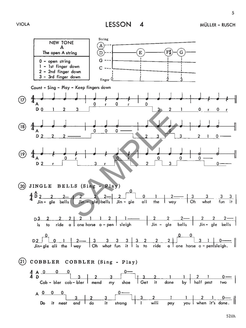 Müller-Rusch String Method Book 1 - Viola