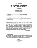 Houghton: 5 Exotic Studies for Classical Guitar