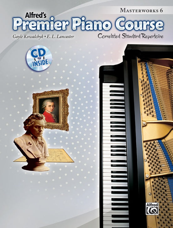 Alfred's Premier Piano Course, Masterworks 6