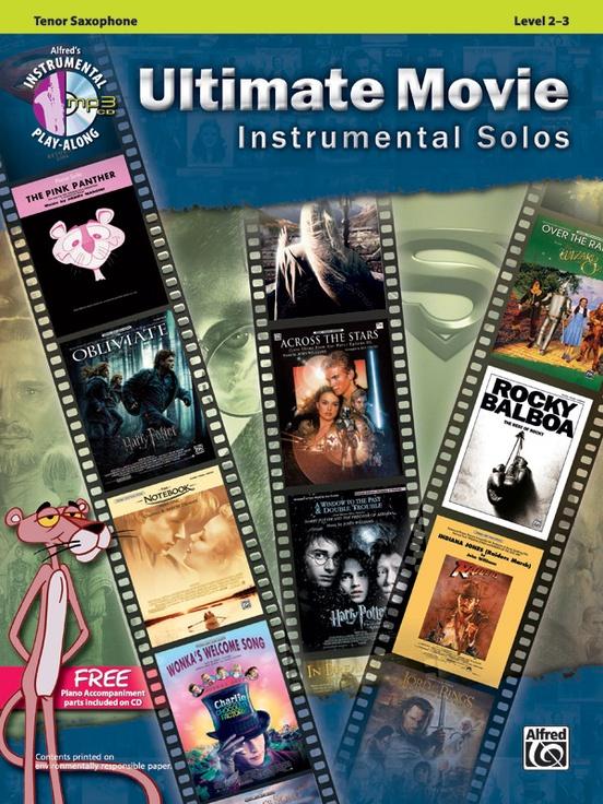 Ultimate Movie Inst Solos Tenor Sax Bk/CD