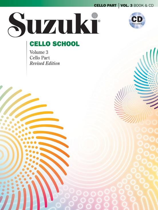 Suzuki Cello School Volume 3, Bk/CD
