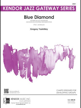 Blue Diamond (Alto Sax Feat.) - arr. Gregory Yasinitsky (Grade 1)
