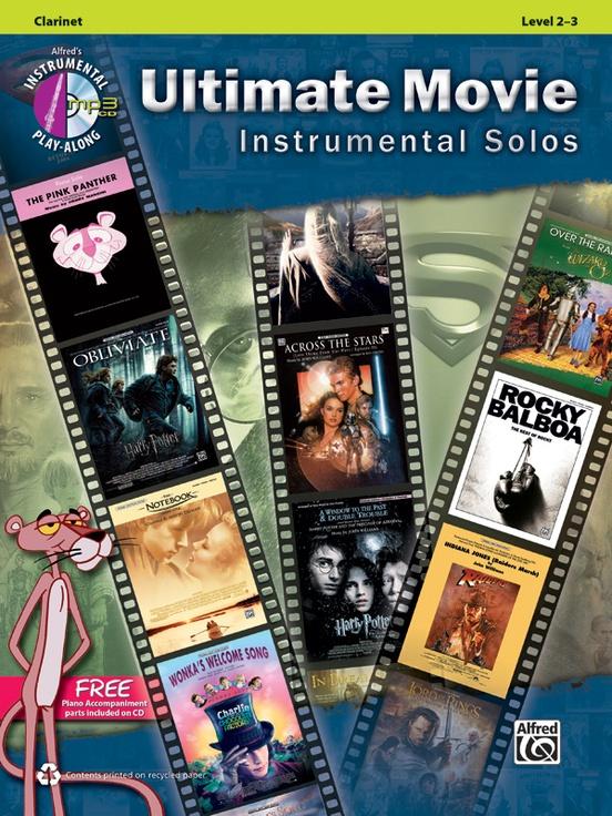 Ultimate Movie Inst Solos Clarinet Bk/CD
