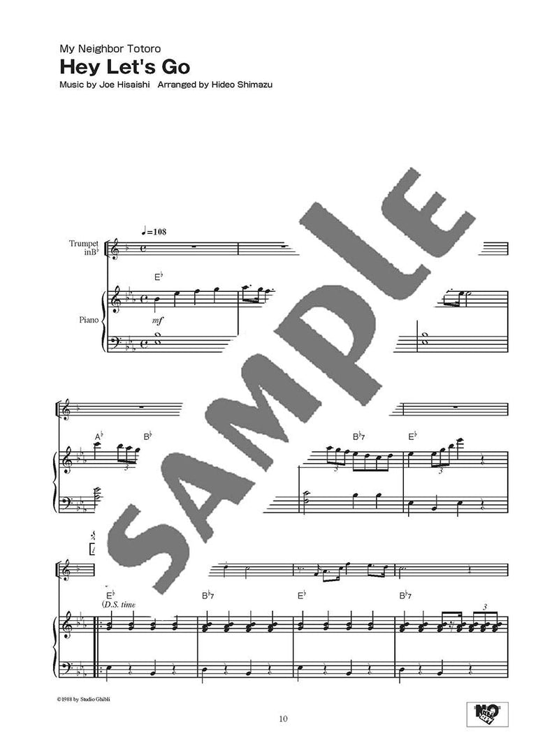 Studio Ghibli Songs for Trumpet & Piano