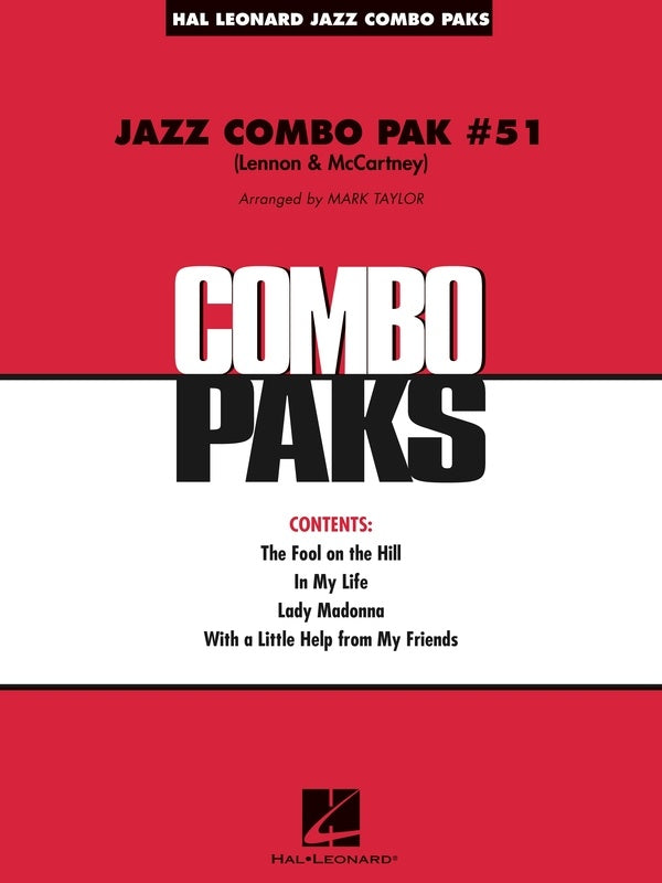 Jazz Combo Pak #51 (Lennon & McCartney) - arr. Mark Taylor (Grade 3)