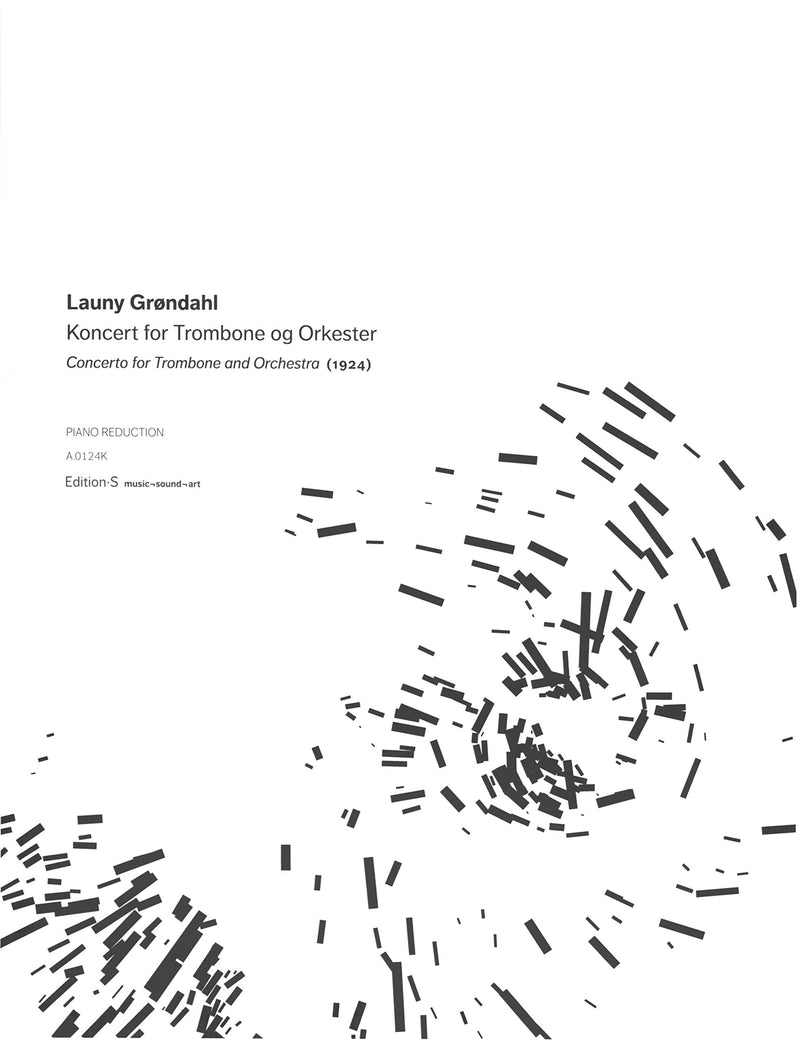 Grondahl: Concerto in F Minor for Trombone (Piano Reduction)