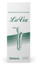 Rico La Voz Baritone Saxophone Reeds, 5-Pack