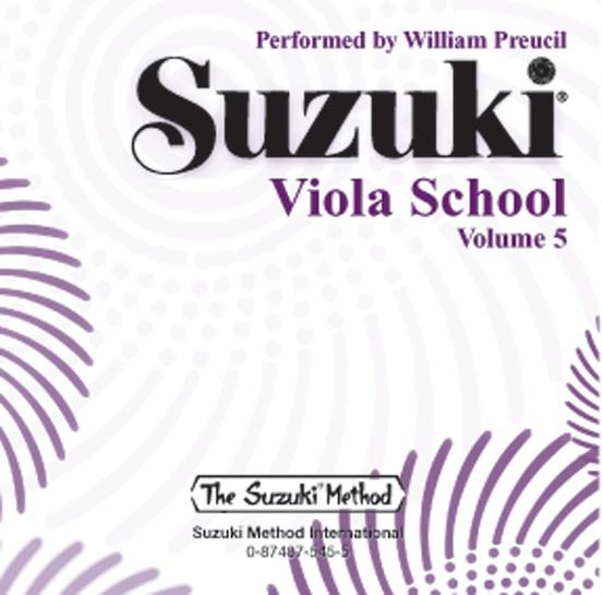 Suzuki Viola School Volume 5, CD Only