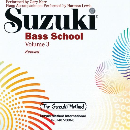 Suzuki Bass School Volume 3, CD Only