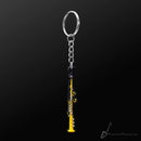 Music Key Ring - Soprano Saxophone