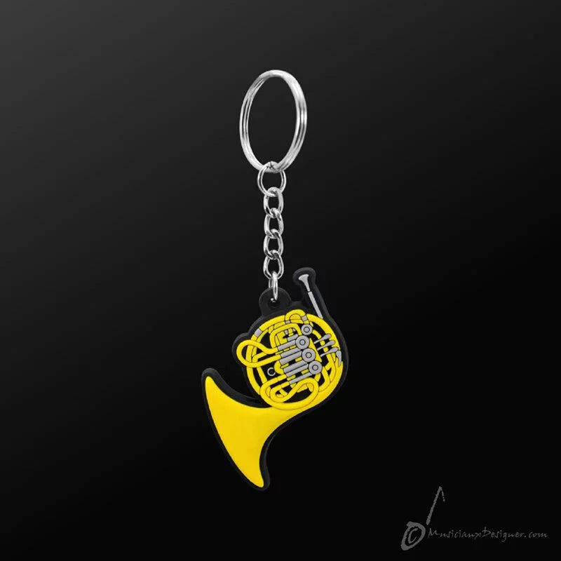 Music Key Ring - French Horn