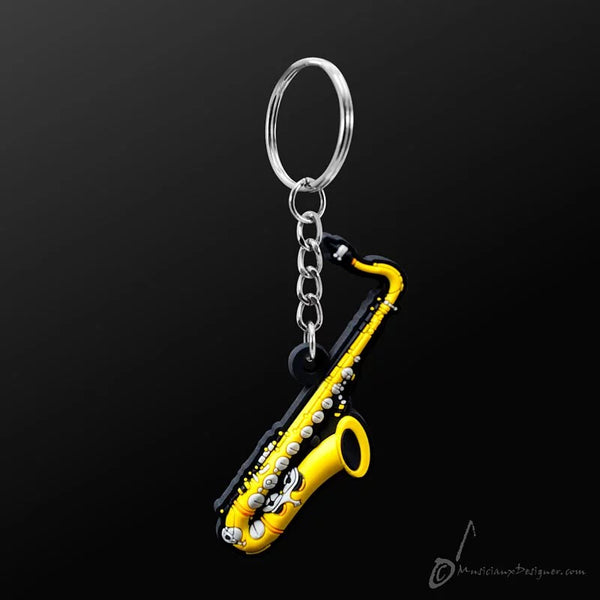 Music Key Ring - Tenor Saxophone