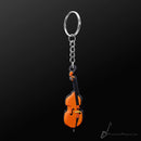 Music Key Ring - Double Bass