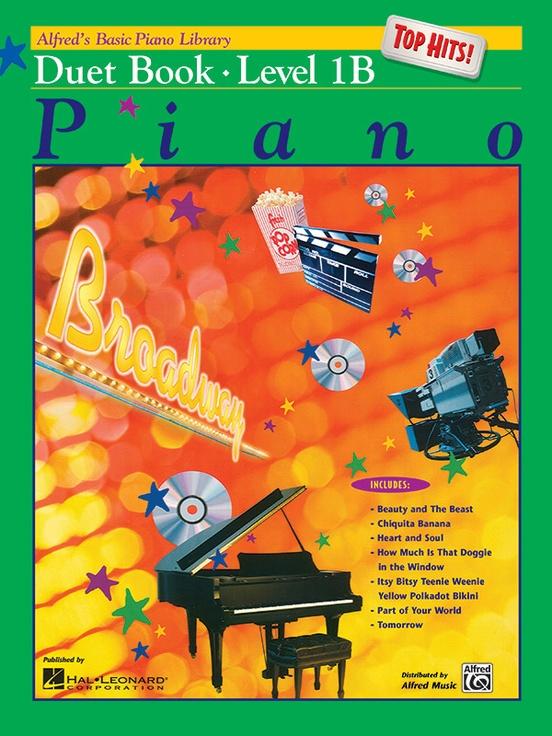 Alfred's Basic Piano Library: Top Hits Duet Book 1B