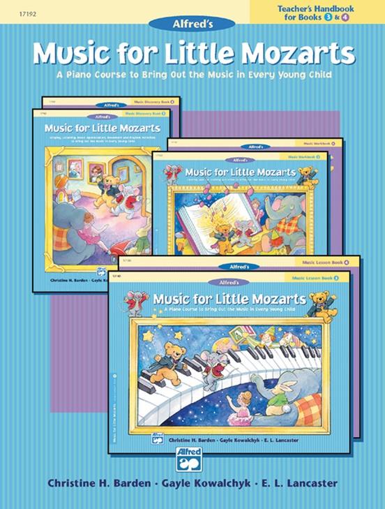 Music for Little Mozarts Teachers Books 3 & 4