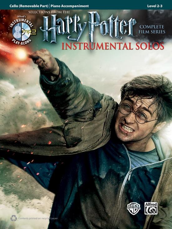 Harry Potter Instrumental Solos for Cello Bk/CD