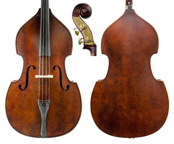 Enrico Double Bass Outfit Student Plus w/ upgraded German Bone Style Bow